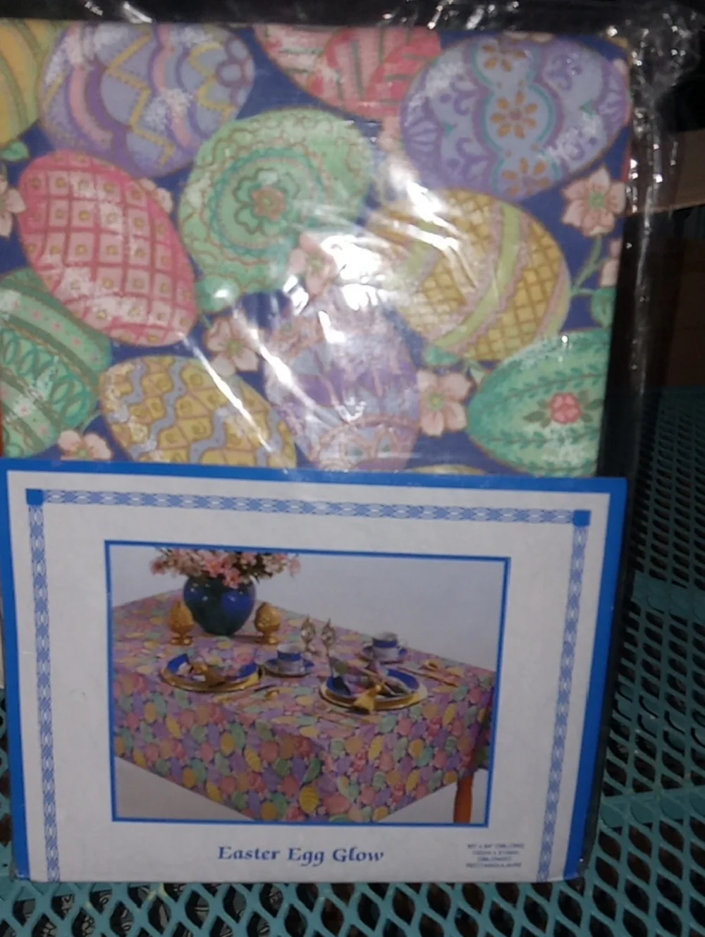 Easter Egg Glow Pastel Tablecloth